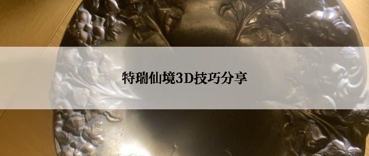 特瑞仙境3D技巧分享