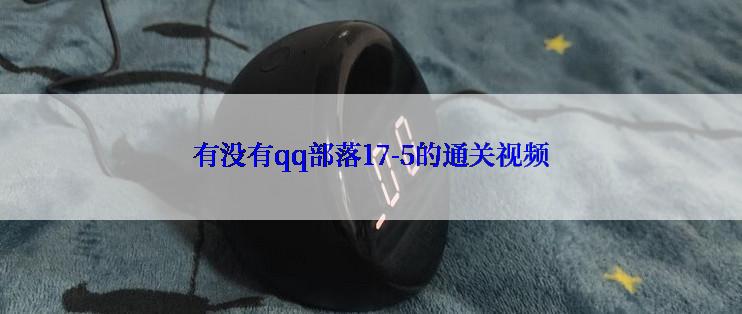 有没有qq部落17-5的通关视频
