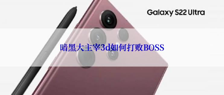 暗黑大主宰3d如何打败BOSS