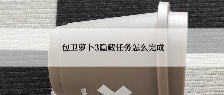  包卫萝卜3隐藏任务怎么完成
