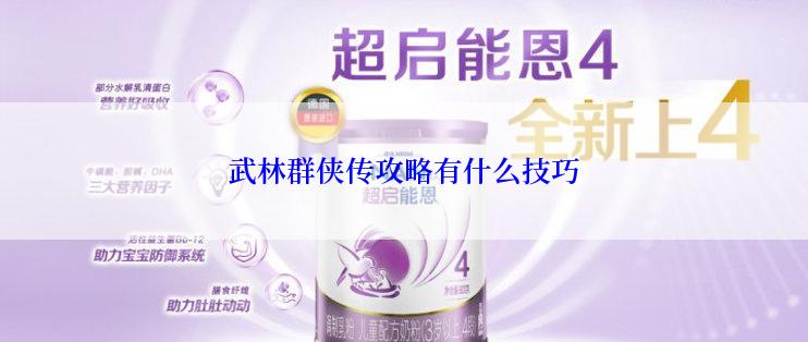武林群侠传攻略有什么技巧
