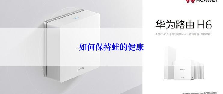 如何保持蛙的健康