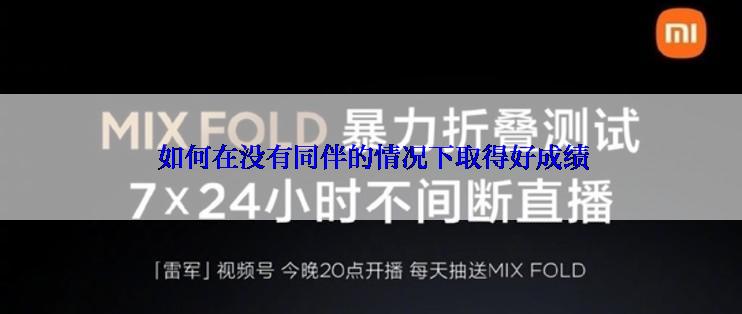  如何在没有同伴的情况下取得好成绩