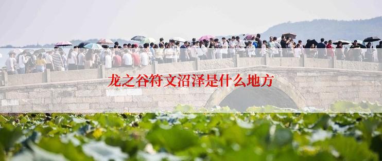 龙之谷符文沼泽是什么地方