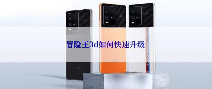 冒险王3d如何快速升级