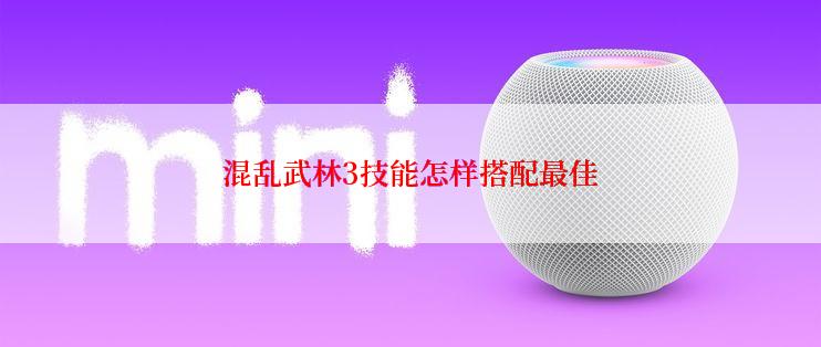 混乱武林3技能怎样搭配最佳