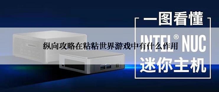  纵向攻略在粘粘世界游戏中有什么作用