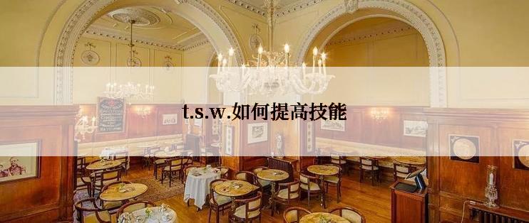 t.s.w.如何提高技能