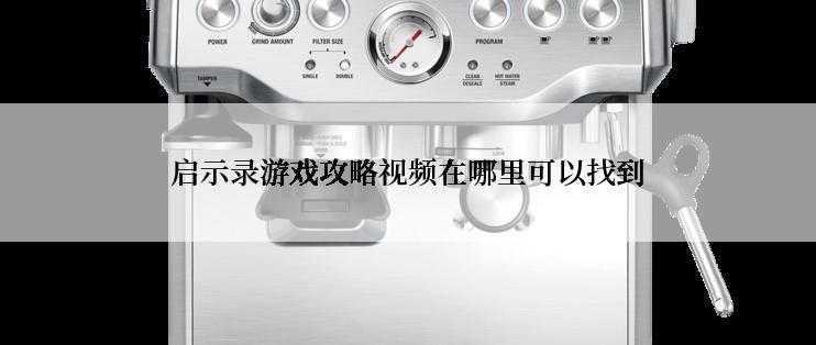 启示录游戏攻略视频在哪里可以找到