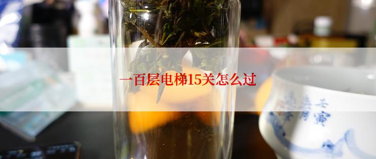 一百层电梯15关怎么过