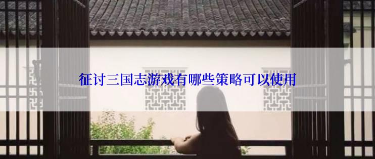 征讨三国志游戏有哪些策略可以使用