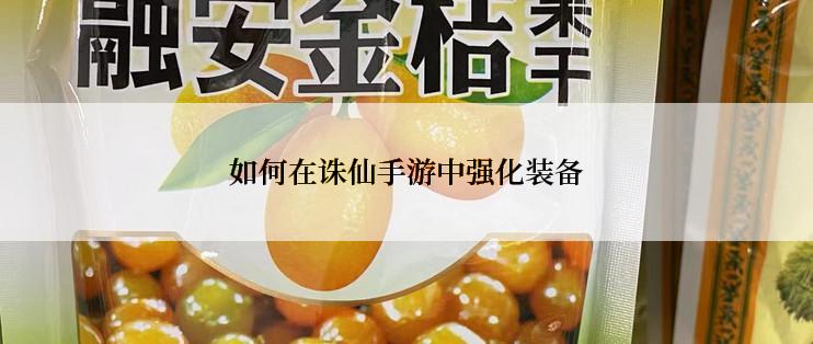 如何在诛仙手游中强化装备