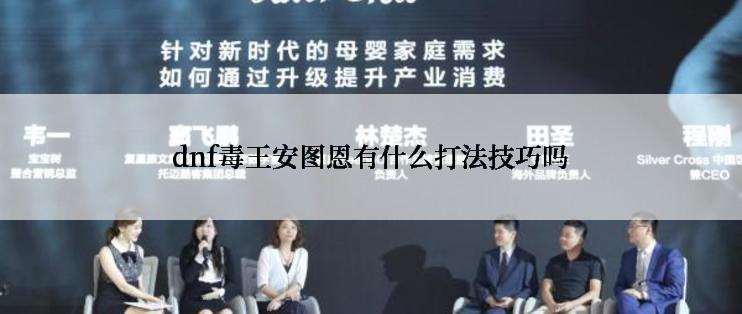 dnf毒王安图恩有什么打法技巧吗