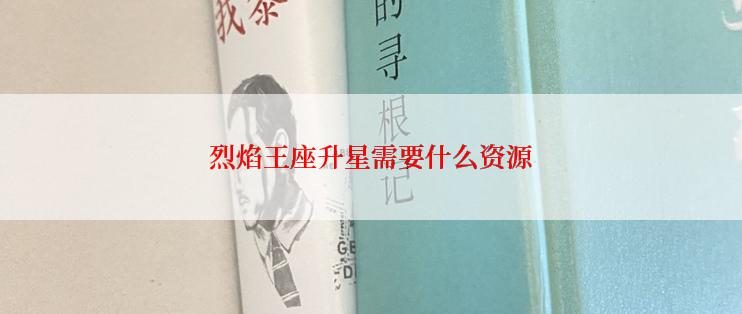烈焰王座升星需要什么资源