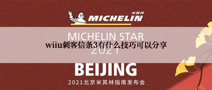 wiiu刺客信条3有什么技巧可以分享