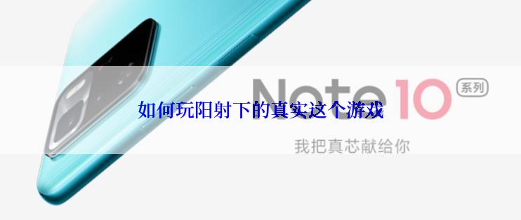 如何玩阳射下的真实这个游戏