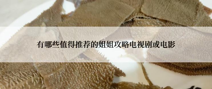 有哪些值得推荐的姐姐攻略电视剧或电影
