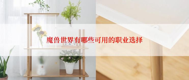 魔兽世界有哪些可用的职业选择