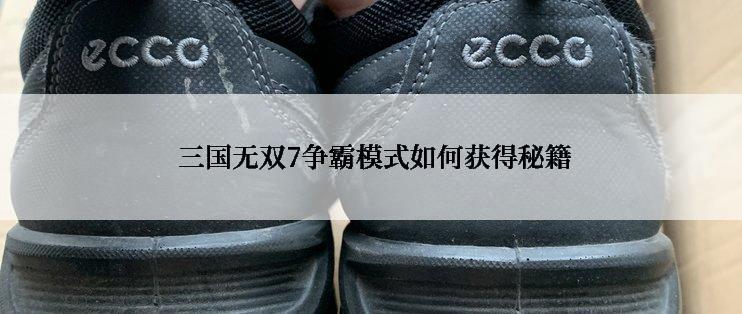  三国无双7争霸模式如何获得秘籍