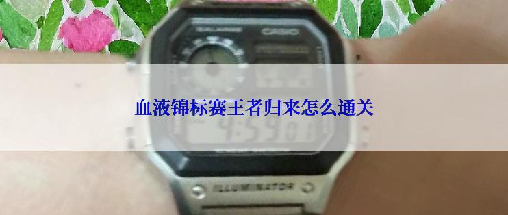 血液锦标赛王者归来怎么通关