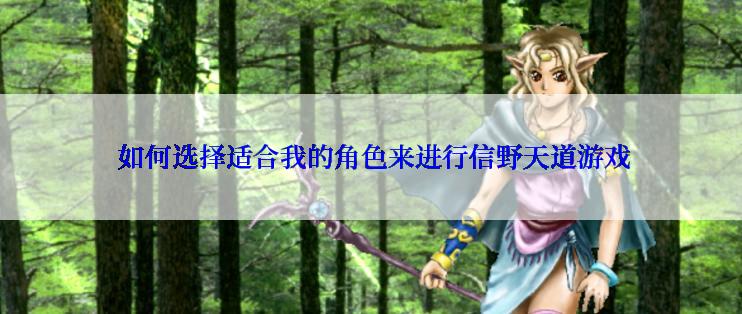  如何选择适合我的角色来进行信野天道游戏