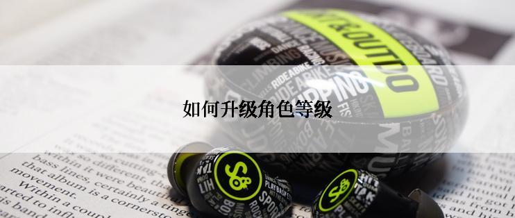 如何升级角色等级