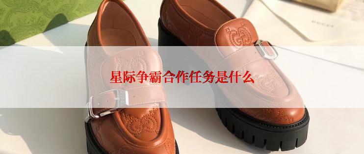 星际争霸合作任务是什么