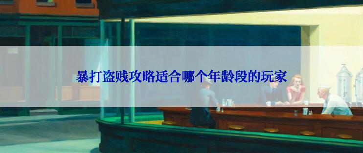 暴打盗贱攻略适合哪个年龄段的玩家