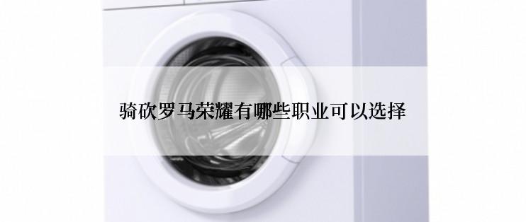 骑砍罗马荣耀有哪些职业可以选择