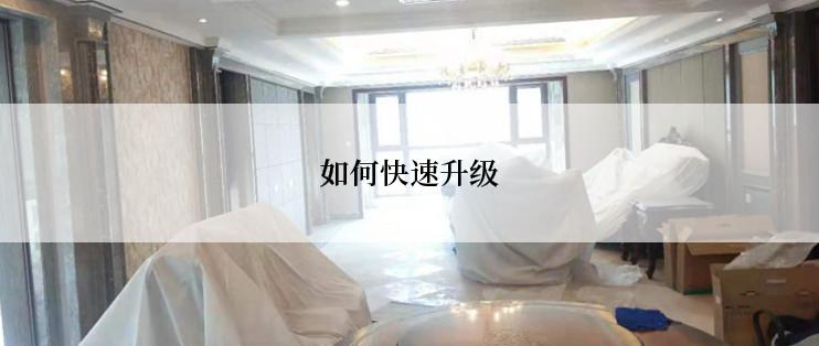 如何快速升级