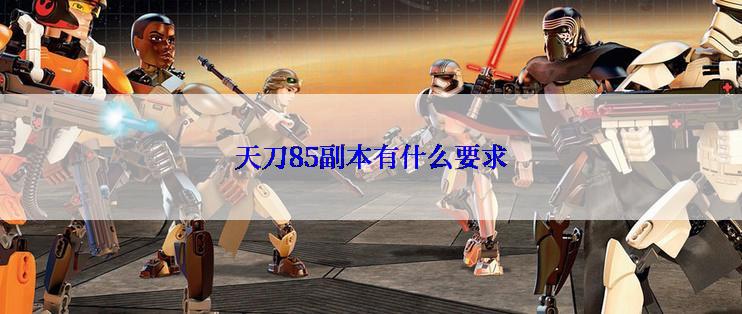 天刀85副本有什么要求