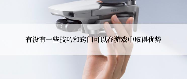 有没有一些技巧和窍门可以在游戏中取得优势