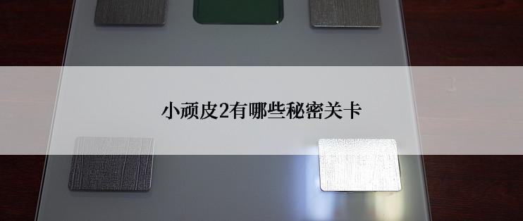 小顽皮2有哪些秘密关卡