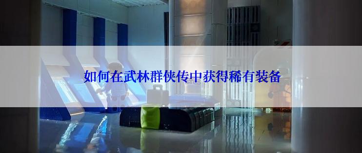  如何在武林群侠传中获得稀有装备