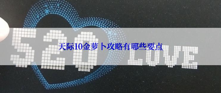 天际10金萝卜攻略有哪些要点