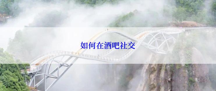 如何在酒吧社交