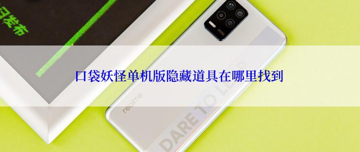口袋妖怪单机版隐藏道具在哪里找到