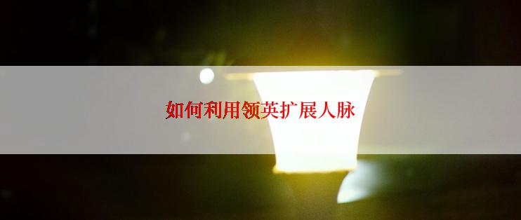 如何利用领英扩展人脉