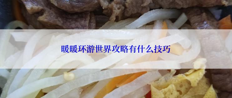 暖暖环游世界攻略有什么技巧