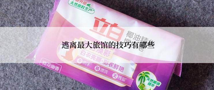  逃离最大旅馆的技巧有哪些