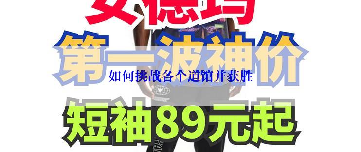 如何挑战各个道馆并获胜