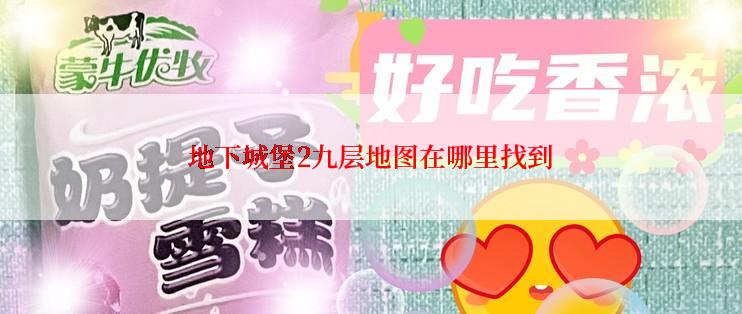 地下城堡2九层地图在哪里找到