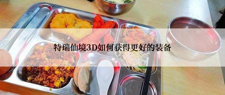 特瑞仙境3D如何获得更好的装备