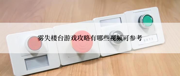 雾失楼台游戏攻略有哪些视频可参考
