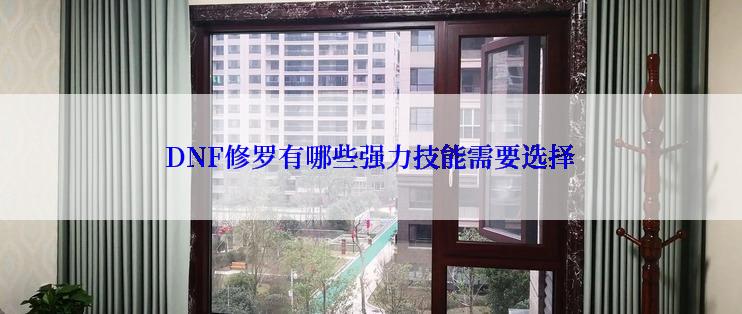 DNF修罗有哪些强力技能需要选择
