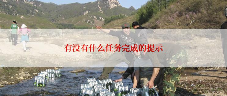 有没有什么任务完成的提示