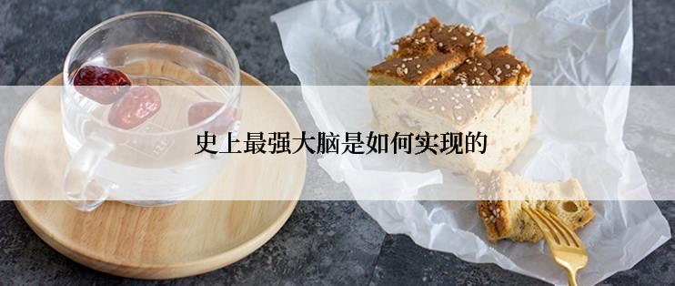  史上最强大脑是如何实现的