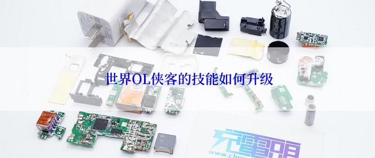  世界OL侠客的技能如何升级