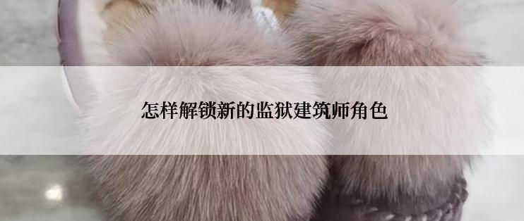  怎样解锁新的监狱建筑师角色