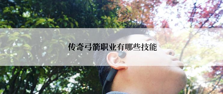  传奇弓箭职业有哪些技能